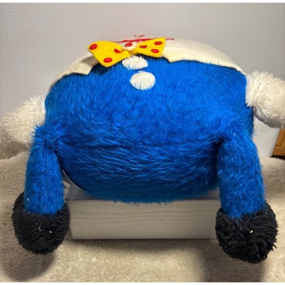 Vintage Humpty Dumpty Potatoe Chips Plush Toy Red Hat & Bow Tie 12" x 10" Large - Picture 7 of 10